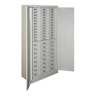 ADB Schubladenschrank SLS 3x20, BxTxH: 80x41x179 cm;RAL7035