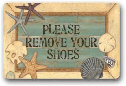 Standard-Store Custom Please Remove Your Shoes Doormat
