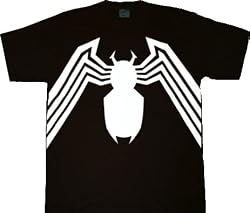 Spider-man Venom Spider Legs Black T-shirt Tee