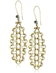 Stella Flame "Alhambra" 24K Filigree Hanging Earrings