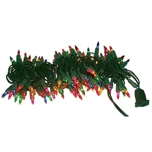 100 Multi-Color Miniature Light Set by 