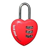 Just Padlock J.P.ロック 番号可変式符号錠 JP-711 レッド