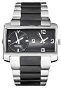MENS KENNETH COLE STEEL DUAL TIME DATE NEW WATCH KC3545