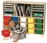 Wood Designs Multi Storage Cubby with 15 Trays Cubby