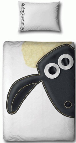 Shaun the Sheep Ewe Single Duvet Set Wallace and Gromit OFFICIAL