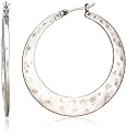 Lucky Brand Large Twisted Hoop Earrings