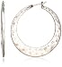 Lucky Brand Large Twisted Silver-Tone Hoop Earrings