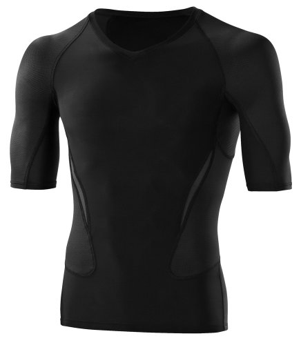 SKINS Herren Kompressionstop G400 Short Sleeve, black, L, B45001004L Preisvergleich
