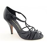 FCUK French Connection Sonia Womens SZ 9 Black Heels Strappy Shoes