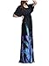 v28 Women V-neck Cap Sleeve Empire Waist Over Sized Maxi Casual Beach Dress