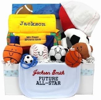 Baby Gift Idea ALLSTARB Personalized Future All Star Gift Box - Boy