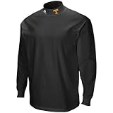 adidas Tennessee Volunteers Black Mock Turtleneck Long Sleeve T-shirt