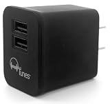 CCM® Dual USB Wall Charger For Apple iPad 3, The New iPad (3rd generation), 16GB, 32GB, 64GB WiFi + 4G, iPhone, iPod