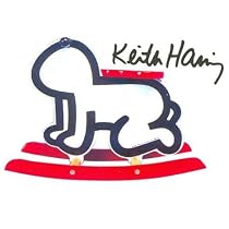 keith haring white rocker by vilac