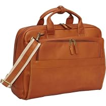 Clava Leather Top Handle Accordian Brief
