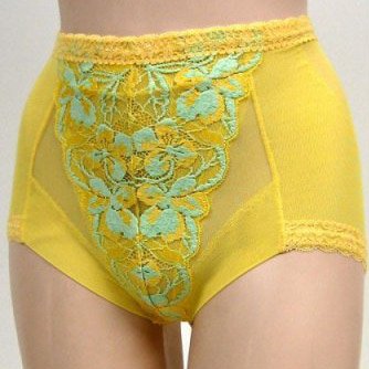 Venus Marigold sheer Floral Short Shaper #3273 sz S M