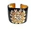 Kenneth Jay Lane Bracelet - Cuff Crystal Black title=