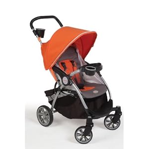 Kolcraft Contours Lite Stroller, Tangerine