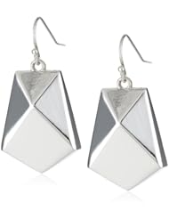 BCBGeneration I Heart You Silver Drop Earrings