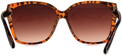 Unisex Men's Women's Wayfarer Uv400 Shades Sunglasses Leopard Black (Leopard Brown)