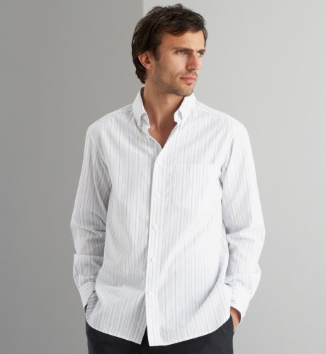Big & Tall Blue Harbour RealCool Cotton&trade; Dobby Stripe Shirt