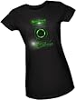 "Anyone Can Be Chosen" -- Green Lantern Movie Crop Sleeve Fitted Juniors T-Shirt
