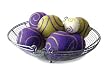 BoHo Indoor Bocce Ball Set with Pewter Wire Basket