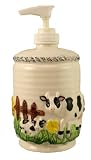 Soap Dispenser Cow Decor, Lotion Jar