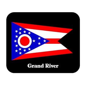 US State Flag - Grand River, Ohio (OH) Mouse Pad