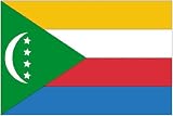 Annin Nylon Comoros Flag, 3-Foot by 5-Foot