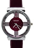 Bolun - Montre Homme - Quartz - Synth??tique - conception profil??e Vin rouge L??