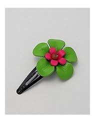 Flower Hair Chip In White Base