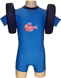 Aqua Bobber - Maillot de Bain Flottant -Bleu Clair/Bleu Foncé-Small (0,85 - 0,93 m) / (11-15 Kg)