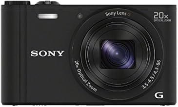 Sony DSCWX350 Digital Compact Camera with Wi-Fi and NFC (18.2 MP, 20x Optical Zoom) - Black