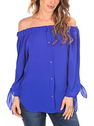 Maison Dudu Blusa Florine (Azul Royal)