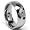 8MM Men's Multi-faceted Tungsten Carbide Ring size 6