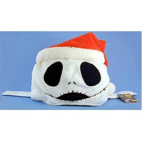 Nightmare Before Christmas Face Hat - Santa Jack