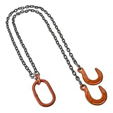 Mazzella DOF Mechanical Alloy Chain Sling, Fixed-Leg, Grade 100, Load Capacity at 60°