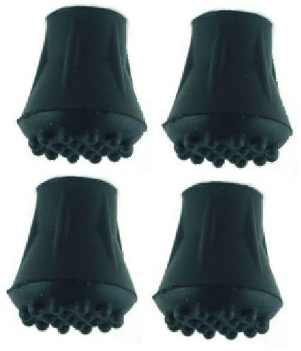 TM022 1/2 Walking Stick Rubber Ferrule - 4 Pack