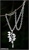 Pearl necklace, 'White Forest' 0.2 W 16.9 L