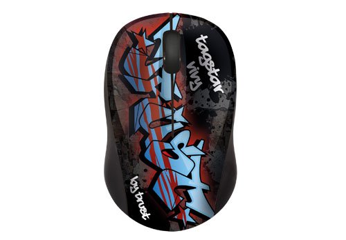 Trust Vivy Wireless Mini Maus schnurlos Graffiti Preisvergleich