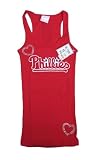 Victoria Secret Bling Heart Pink Mlb Phillies Tank Top Ribbed and Stretchable