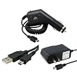 Car+AC Charger + USB Accessory For TomTom One XL XL-S XLS