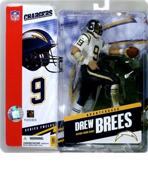 NFL Series 12 Figure: Drew Brees San Diego Chargers White Jersey