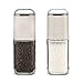 Premium Electric Salt and Pepper Grinder Set | Battery Operated Stainless Steel Grinders (Pack of 2) | Automatic Salt and Pepper Mill with LED Light | Electronic Adjustable Shakers