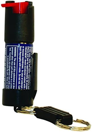 Pepper Shot 1/2 oz Pepper Spray Quick Release Key Ring