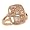 Fancy Colored Princess Cut Bezel Fashion Ring .56cttw