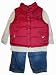 Timberland Baby Boys 3 Pc. Outfit Vest, Shirt & Jeans Size 24 Months