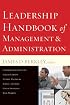 Leadership Handbook of Management and Administration