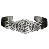 Large Celtic Knot Bracelet Sterling Silver